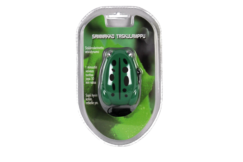 Dynamolamppu Sammakko 7x5x3cm